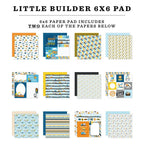 Echo Park Little Builder 6 x 6 Paper Pad lb408023 Product Images