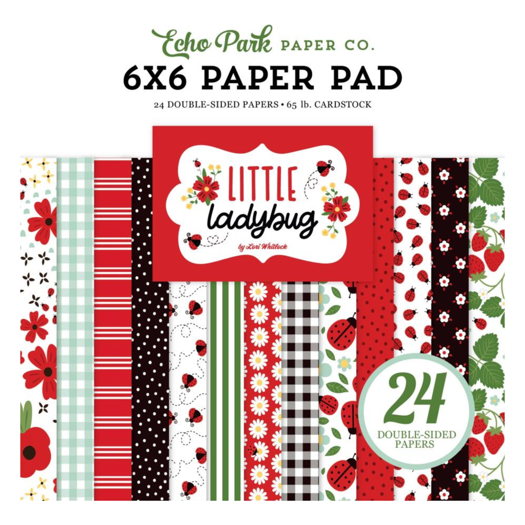 Echo Park Little Ladybug 6 x 6 Paper Pad llb347023
