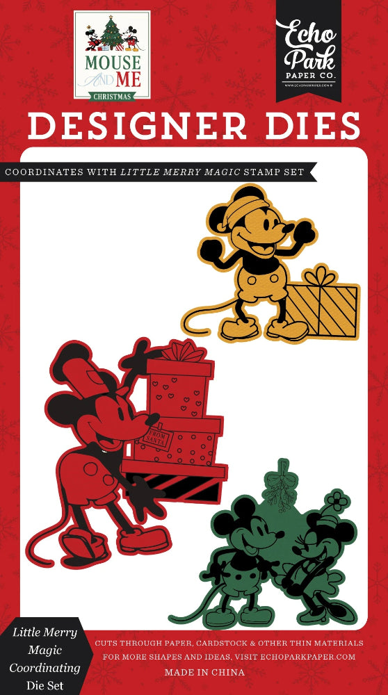Echo Park Little Merry Magic Clear Stamps And Dies Bundle MMC520044 Dies Alone