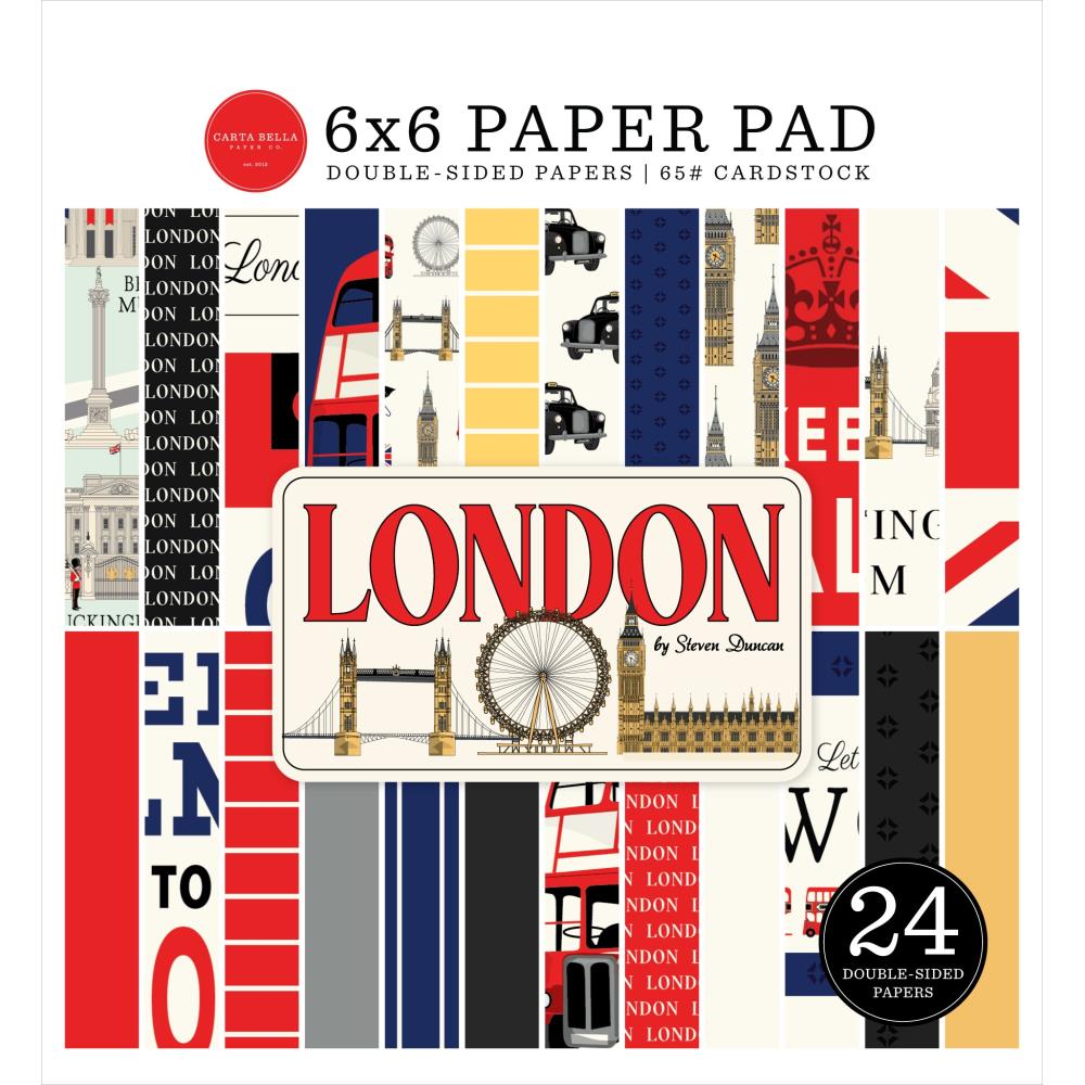 Echo Park London 6 x 6 Paper Pad cbl404023