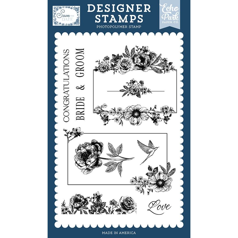 Echo Park Love Bird Clear Stamps std498048