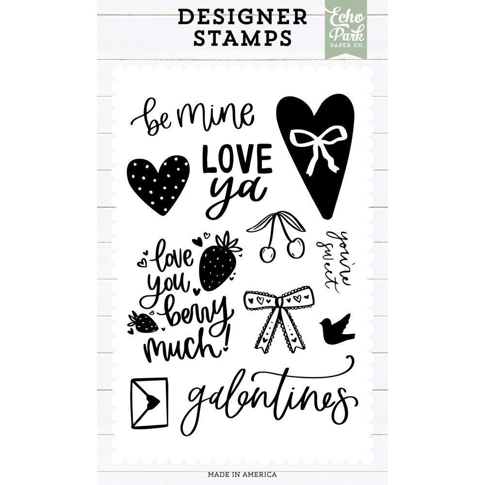 Echo Park Love You Berry Much Clear Stamps epstamp213