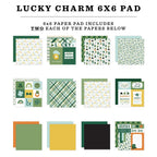 Echo Park Lucky Charm 6 x 6 Paper Pad luc410023 Detailed Images