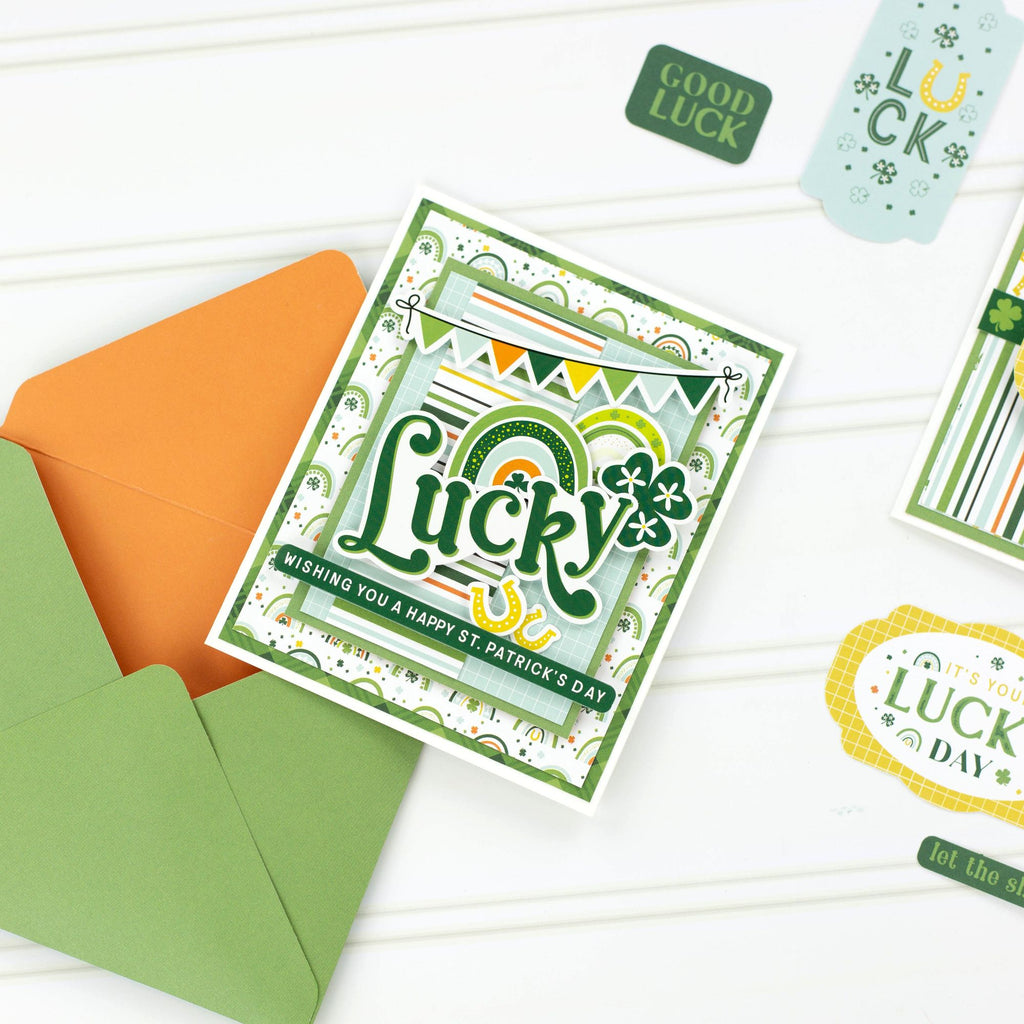 Echo Park Lucky Charm 6 x 6 Paper Pad luc410023 Lucky Card