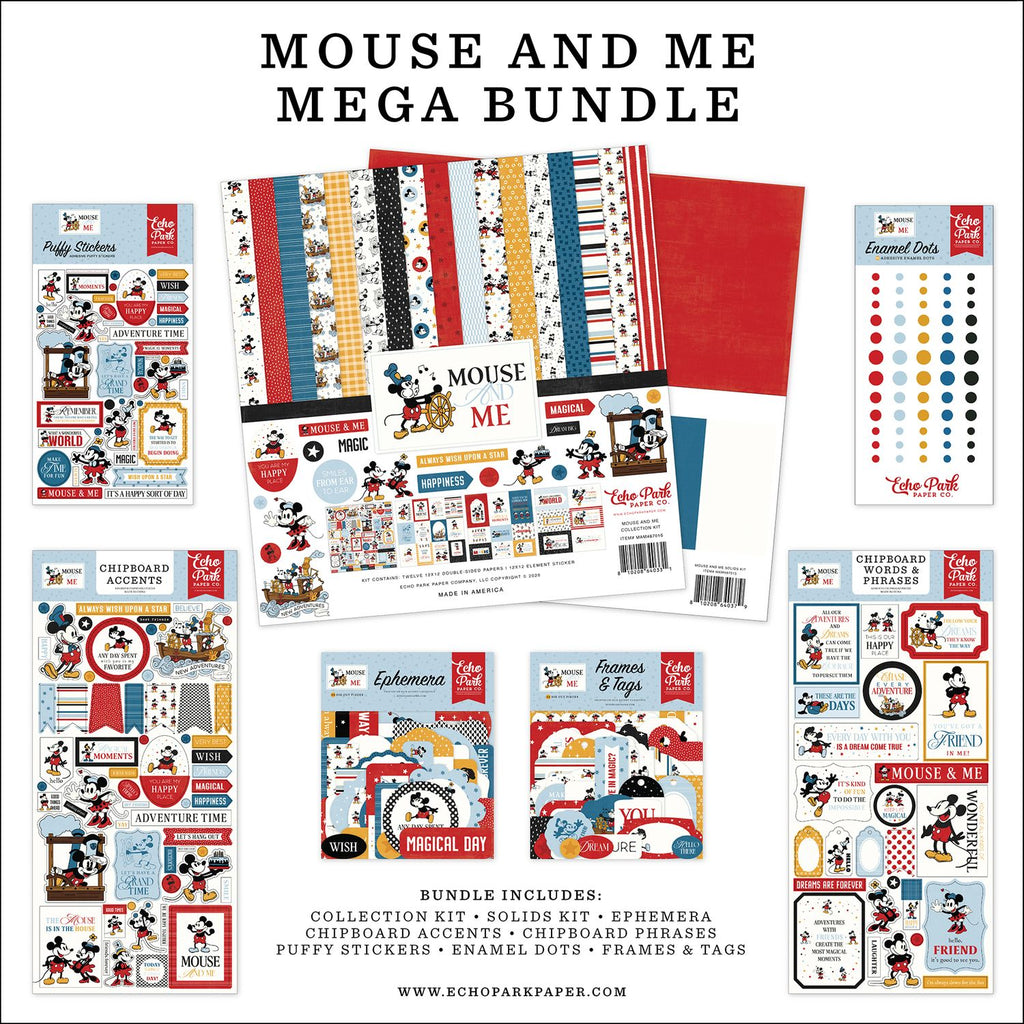 Echo Park Mouse And Me 12 x 12 Mega Bundle mam487050