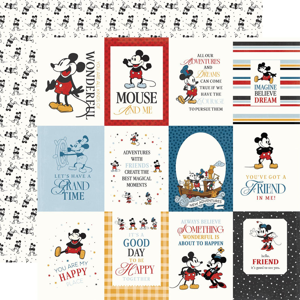Echo Park Mouse And Me 12 x 12 Mega Bundle mam487050 Disney Phrases