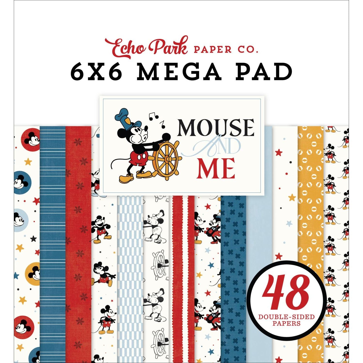Echo Park Mouse And Me 6 x 6 Mega Paper Pad mam487031