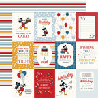 Echo Park Mouse And Me Birthday 12 x 12 Collection Kit mmb509016 Disney Sentiments