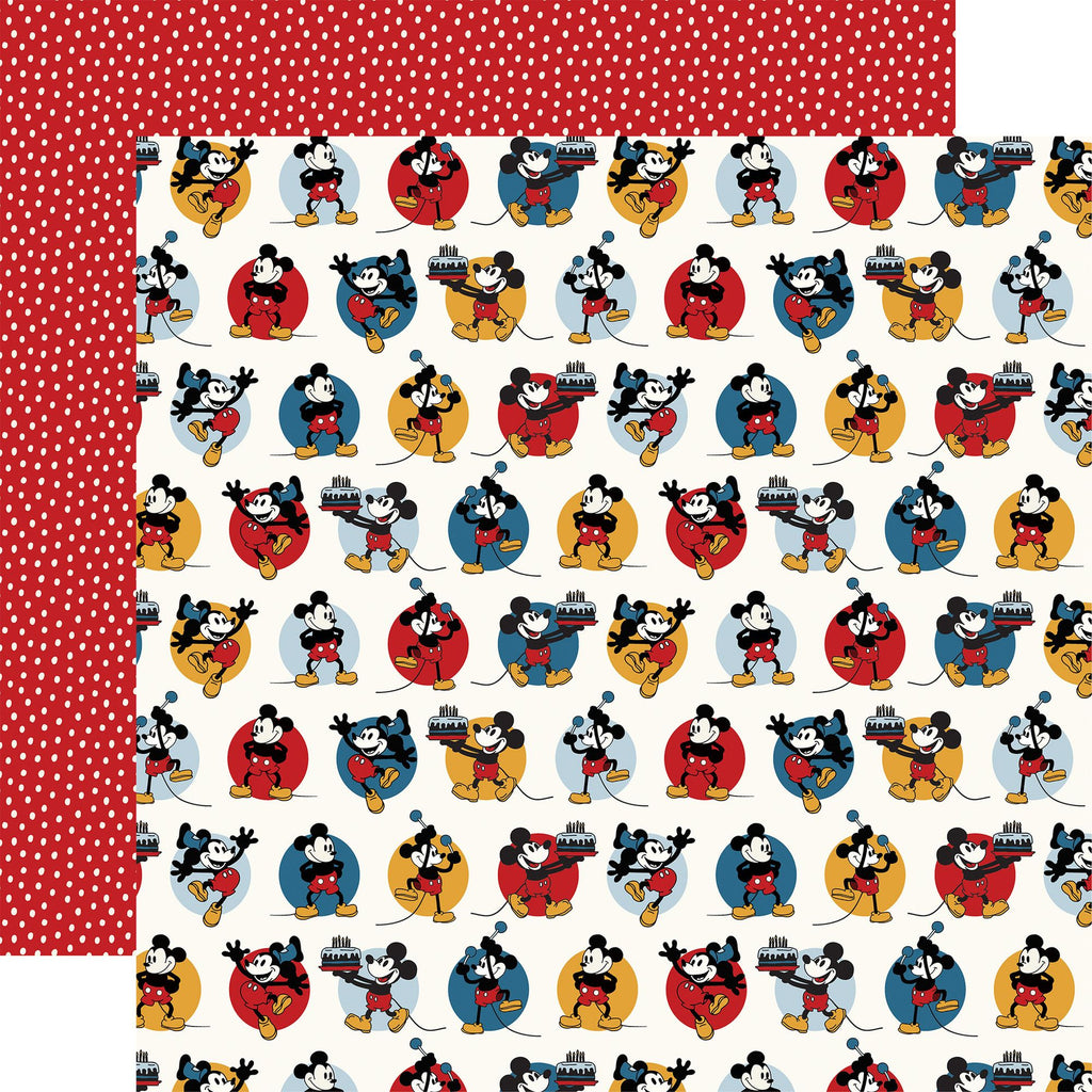 Echo Park Mouse And Me Birthday 12 x 12 Collection Kit mmb509016 Icon Circles