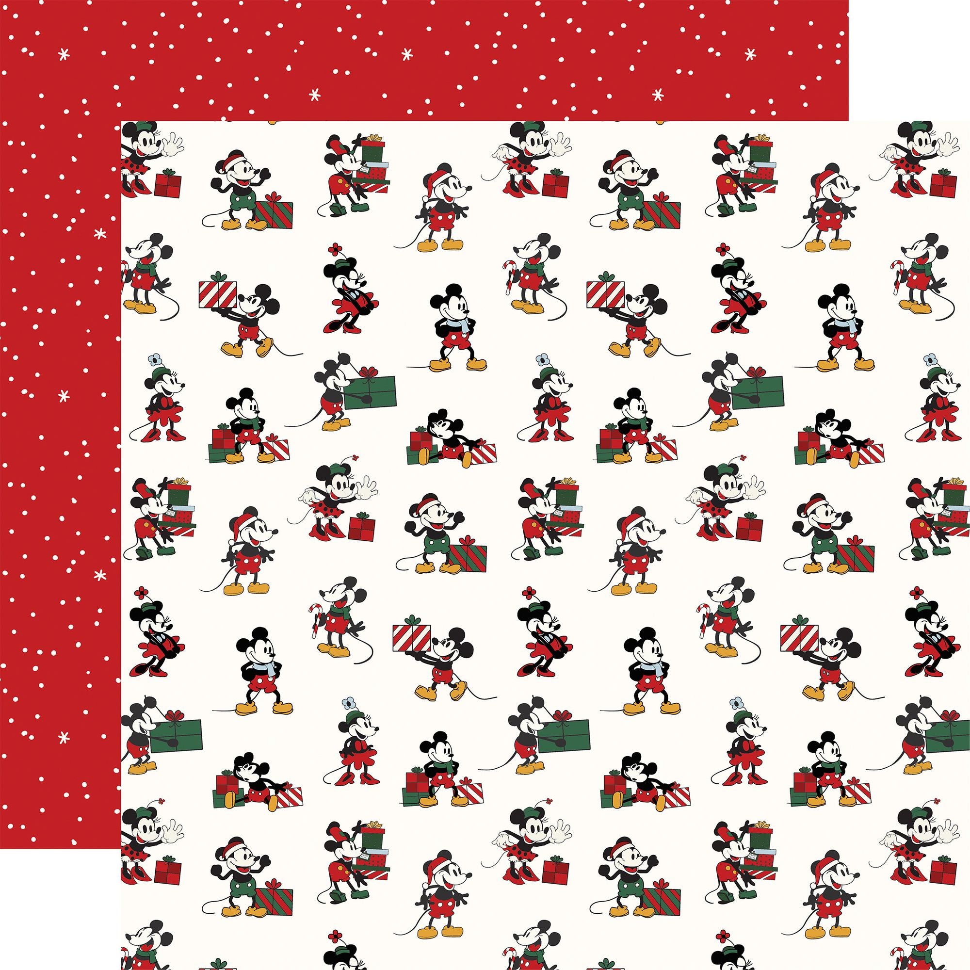 Echo Park Mouse And Me Christmas 12 x 12 Collection Kit mmc520016 Mickey Presents