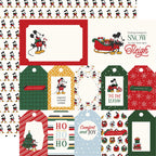 Echo Park Mouse And Me Christmas 12 x 12 Mega Bundle mmc520050 MIckey Gift Tags