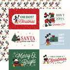 Echo Park Mouse And Me Christmas 12 x 12 Mega Bundle mmc520050 Santa Mickey Sentiments