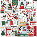 Echo Park Mouse And Me Christmas 12 x 12 Mega Bundle mmc520050 Sticker Sheet
