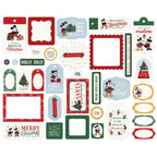 Echo Park Mouse And Me Christmas Frames And Tags mmc520025 Mickey Holiday Sentiments