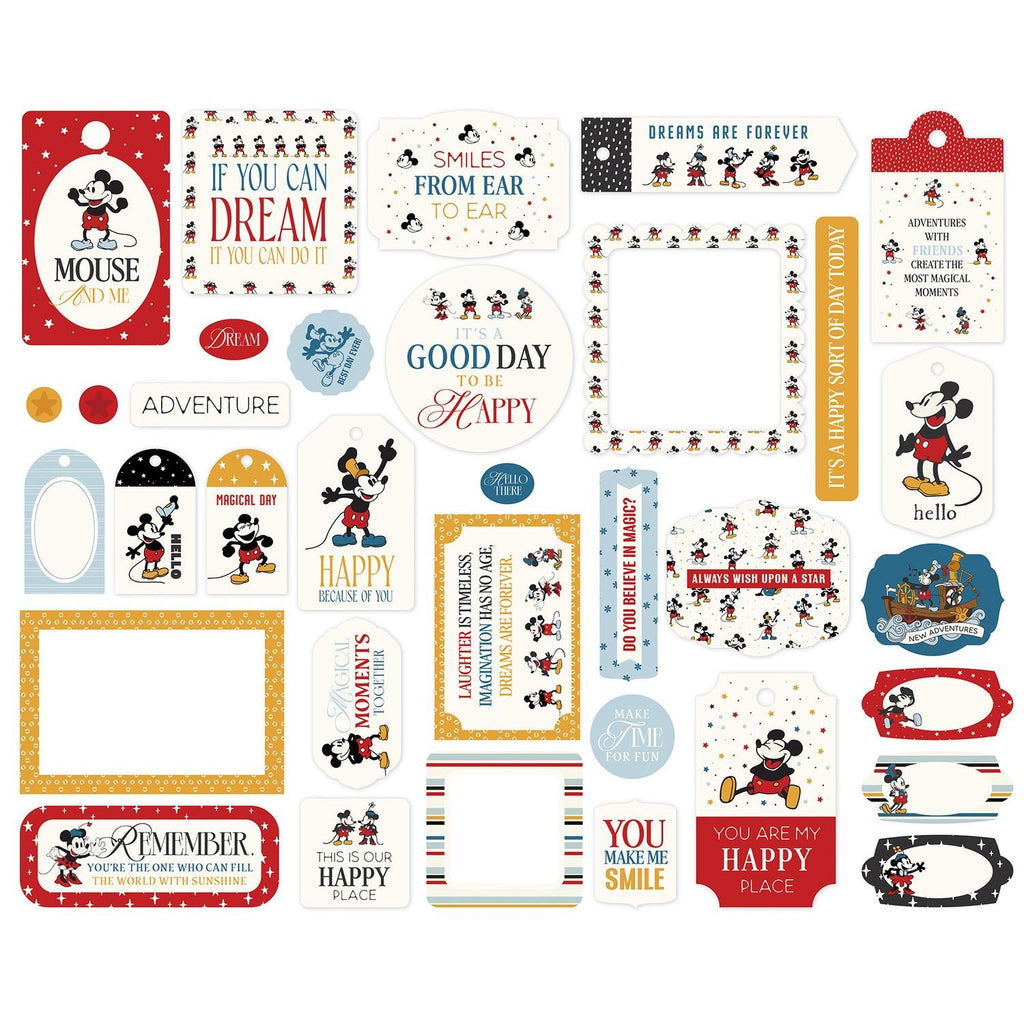Echo Park Mouse And Me Frames And Tags mam487025 Disney Sentiments