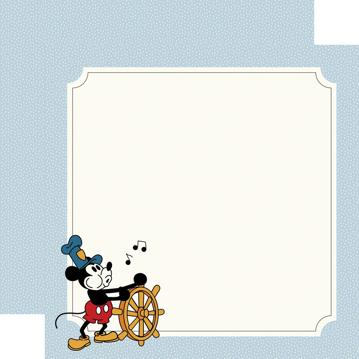 Echo Park Mouse And Me Page Frames 12 x 12 Collection Kit mmpf543016 Steamboat Willie Disney