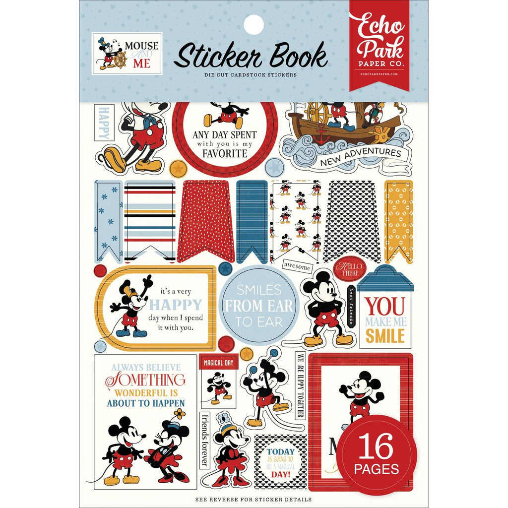 Echo Park Mouse And Me Sticker Book mam487029