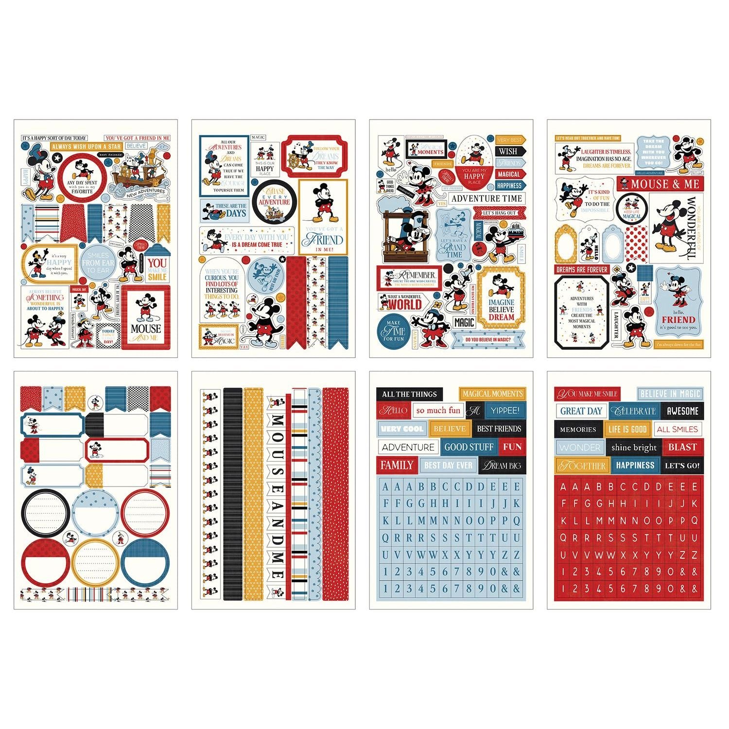 Echo Park Mouse And Me Sticker Book mam487029 Detailed Images