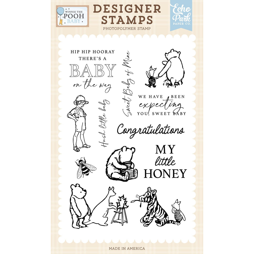 Echo Park My Little Honey Stamps And Dies Bundle WPB442043