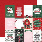 Echo Park North Pole Christmas 12 x 12 Collection Kit npc515016 Journaling Cards