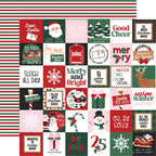 Echo Park North Pole Christmas 12 x 12 Collection Kit npc515016 Santa Sentiments