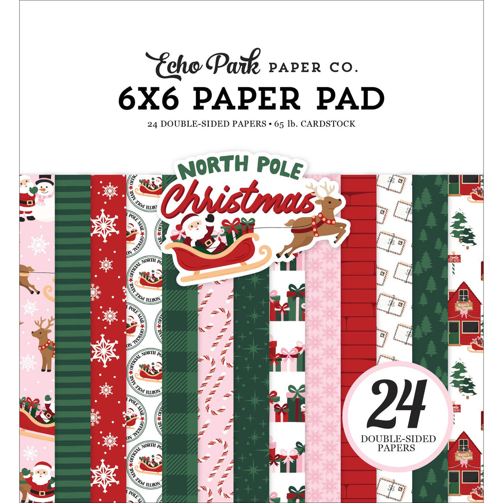 Echo Park North Pole Christmas 6 x 6 Paper Pad npc515023