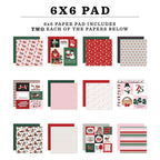 Echo Park North Pole Christmas 6 x 6 Paper Pad npc515023 Image Swatches