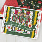 Echo Park Nutcracker Coordinating Dies nc387042 Christmas Card