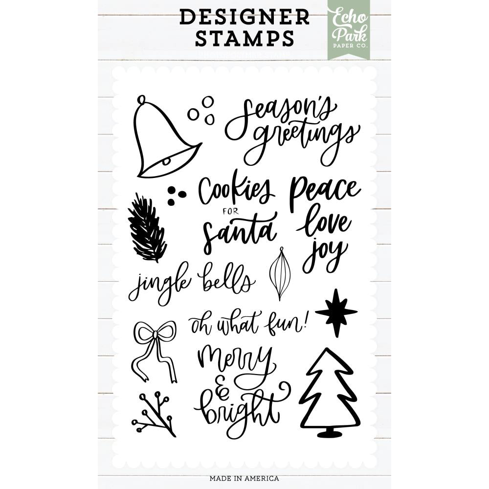 Echo Park Oh What Fun Clear Stamps epstamp203