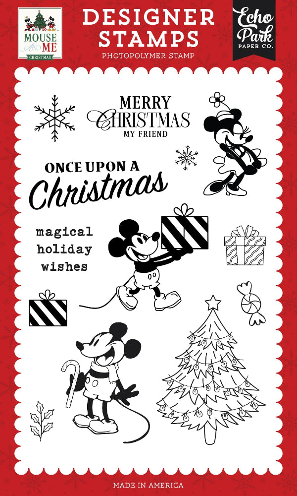 Echo Park Once Upon A Christmas Clear Stamps And Dies Bundle MMC520046 Stamp Set Alone