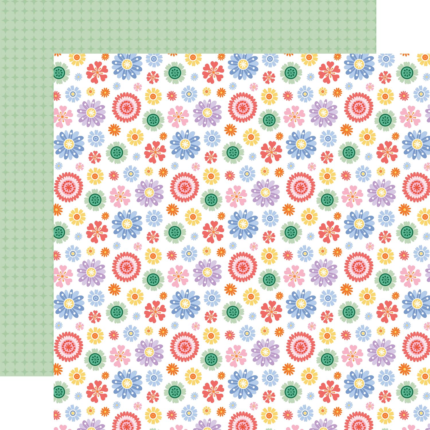 Echo Park Our Groovy Summer 12 x 12 Collection Kit ogs496016 Funky Florals