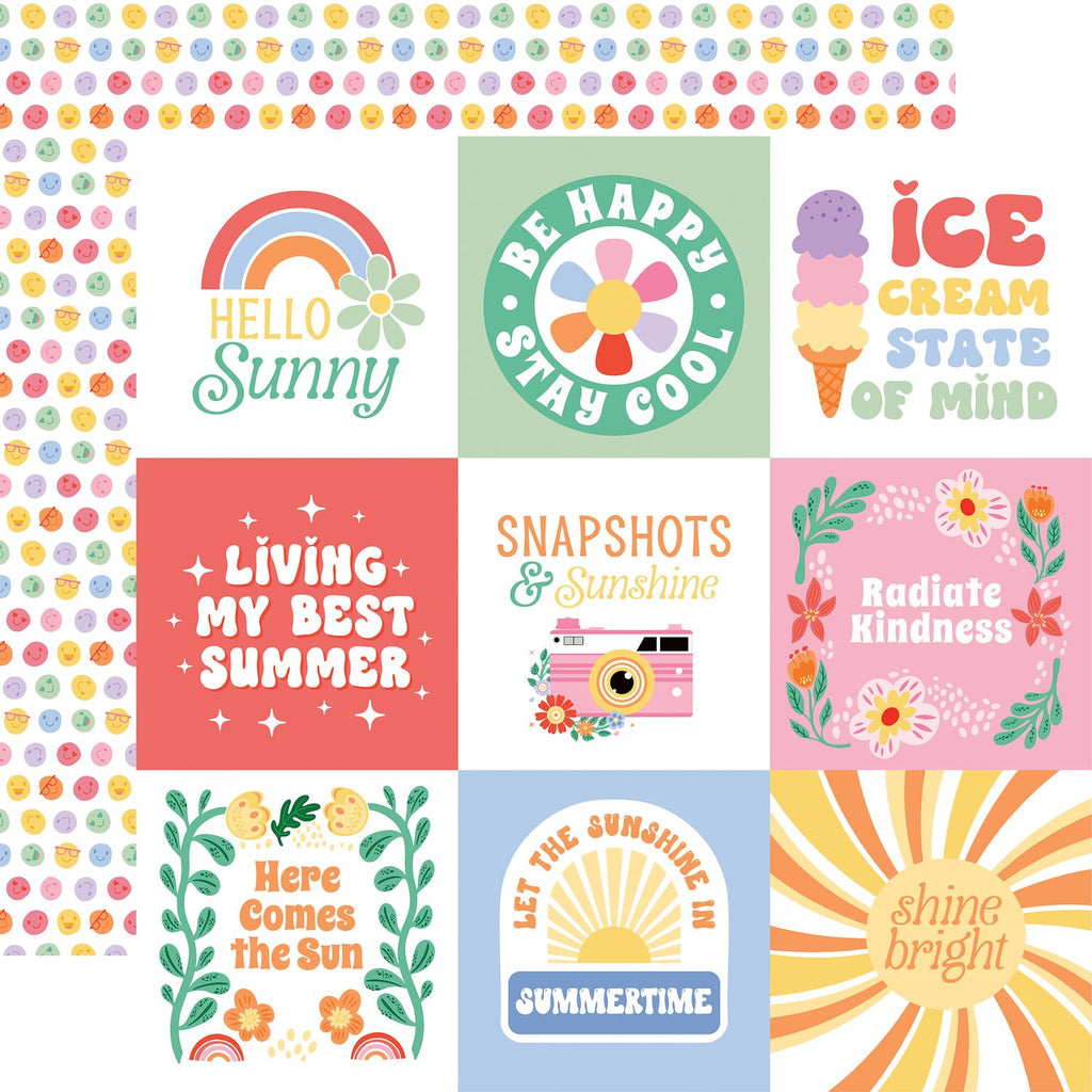 Echo Park Our Groovy Summer 12 x 12 Collection Kit ogs496016 Summertime Images