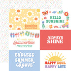 Echo Park Our Groovy Summer 12 x 12 Collection Kit ogs496016 Sunshine Sentiments
