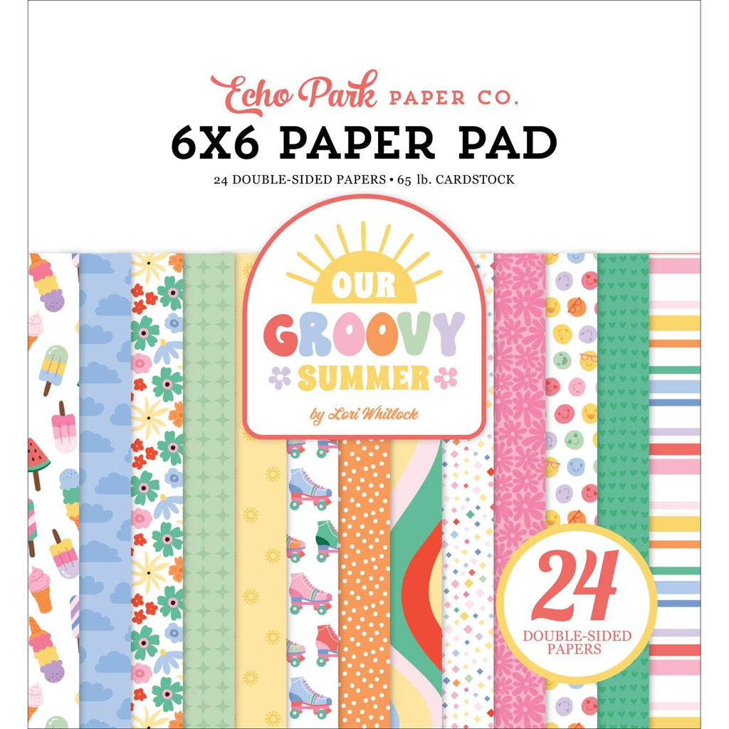 Echo Park Our Groovy Summer 6 x 6 Paper Pad ogs496023