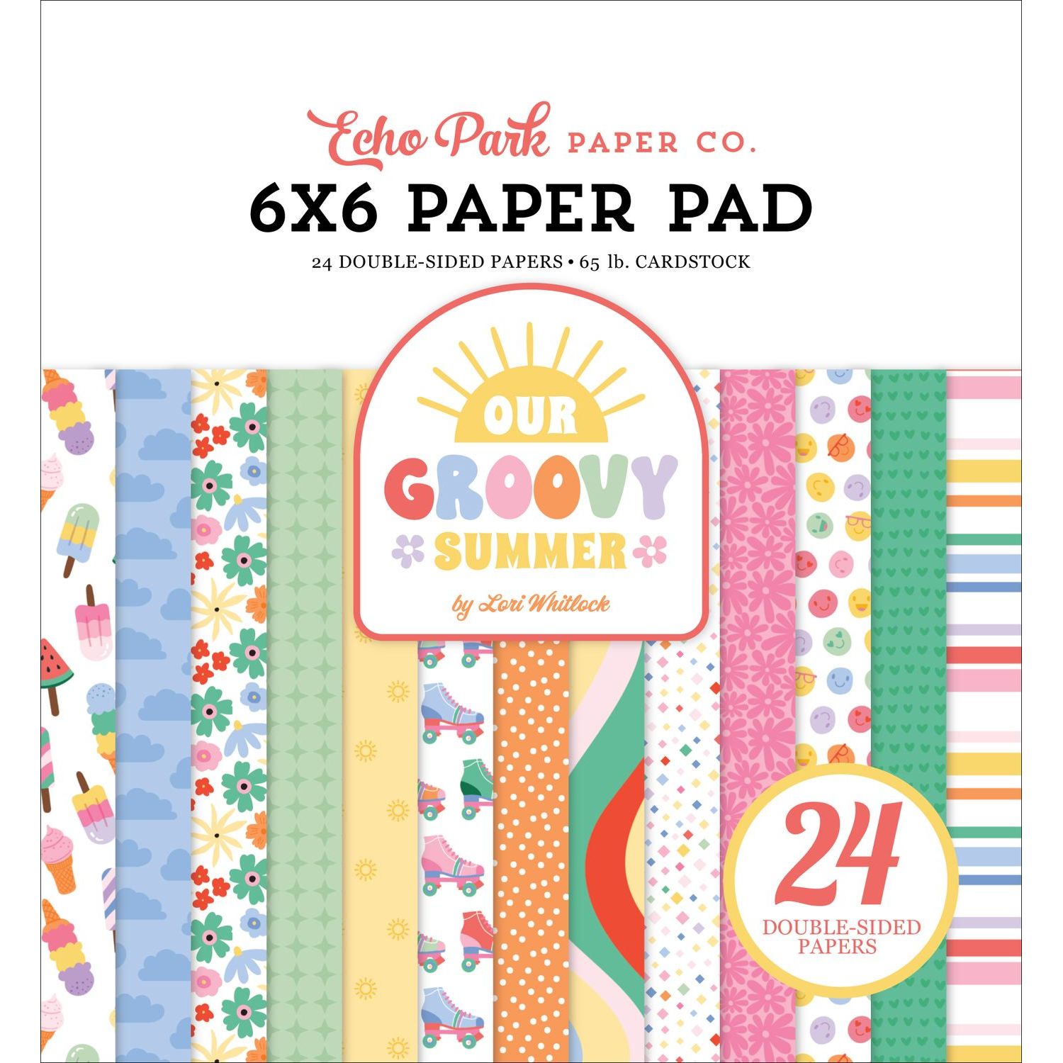 Echo Park Our Groovy Summer 6 x 6 Paper Pad ogs496023