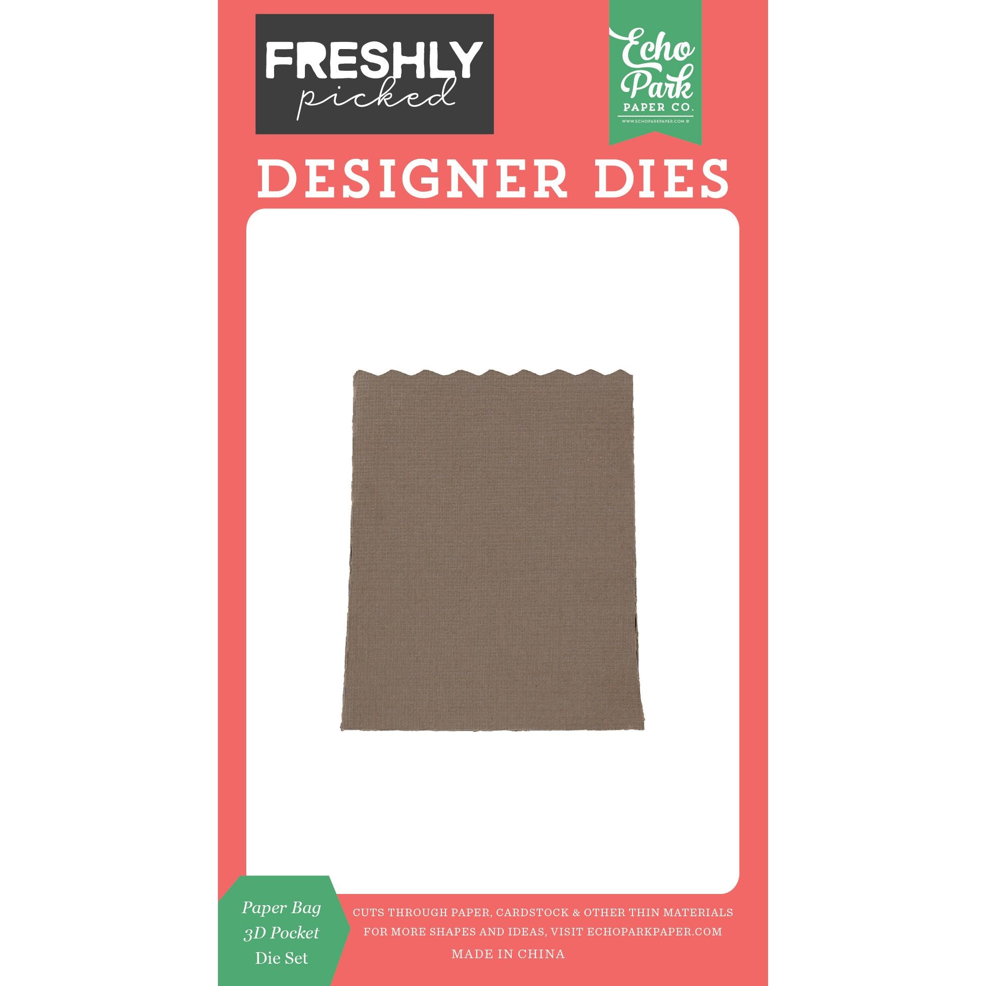Echo Park Paper Bag 3D Pocket Dies fp510040