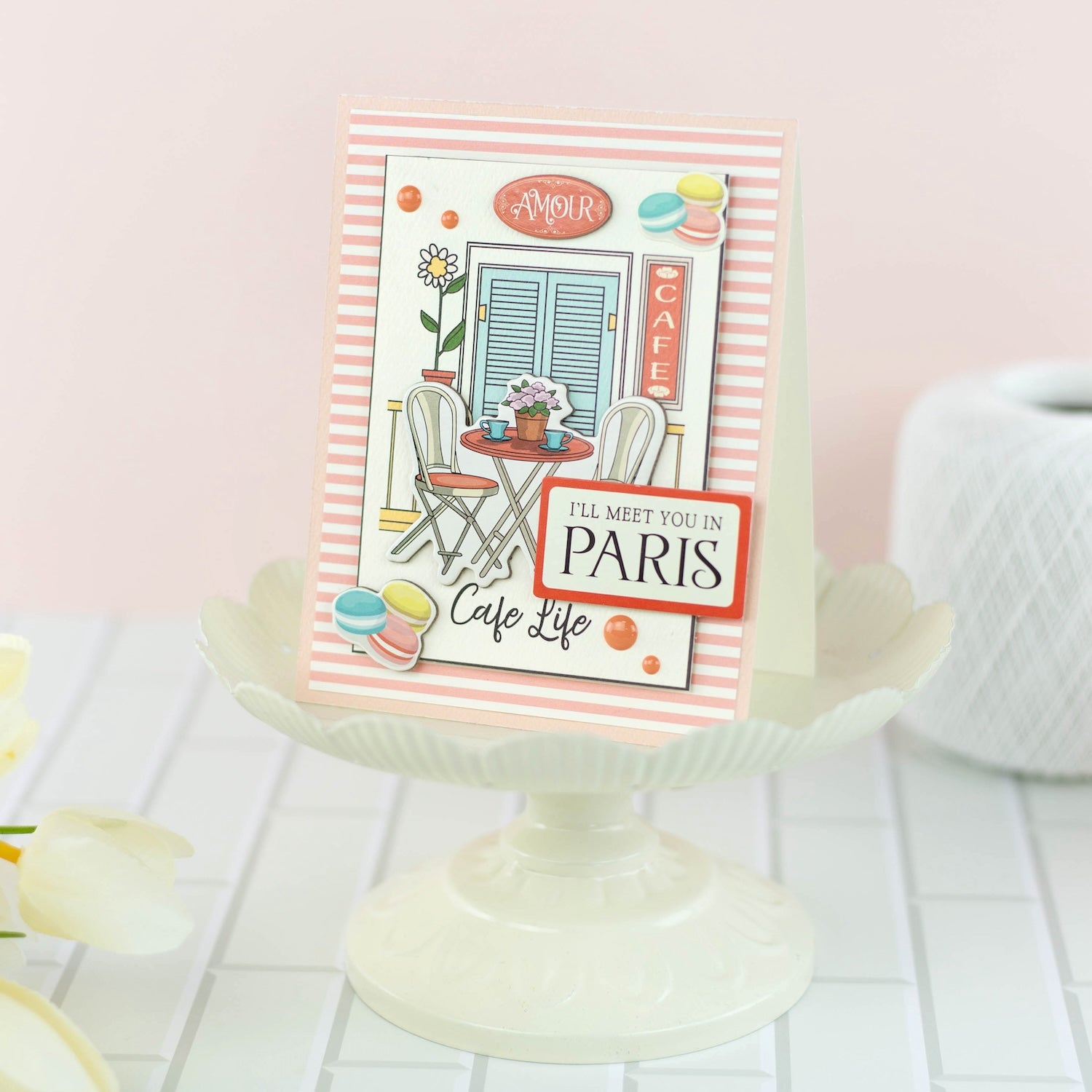Echo Park Paris 6 x 6 Paper Pad cbp405023 meet you in Paris