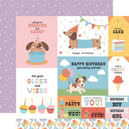 Echo Park Party Animal 12 x 12 Collection Kit pa480016 Multi Journaling Cards