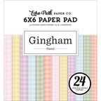 Echo Park Pastel Gingham 6 x 6 Paper Pad pg416023