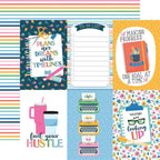 Echo Park Plan On It 12 x 12 Collection Kit poi474016 4X6 Journaling Cards