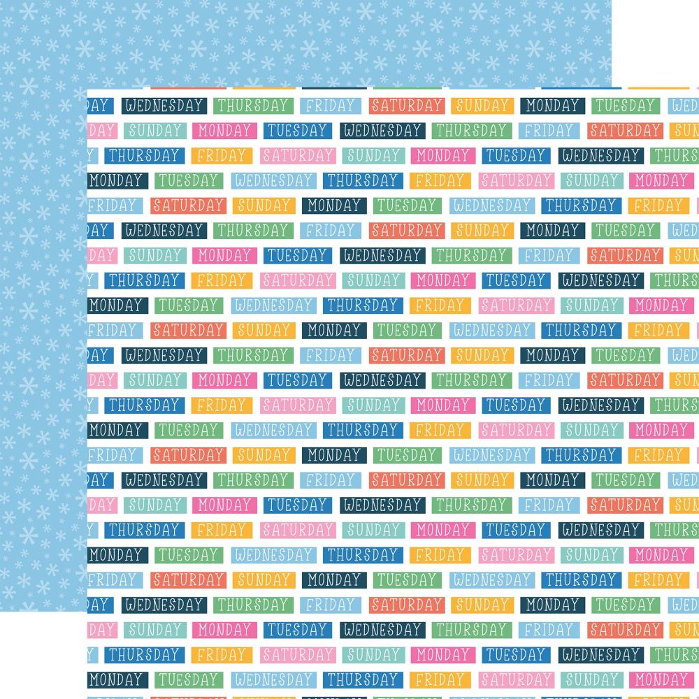 Echo Park Plan On It 12 x 12 Collection Kit poi474016 Days Of The Week Labels