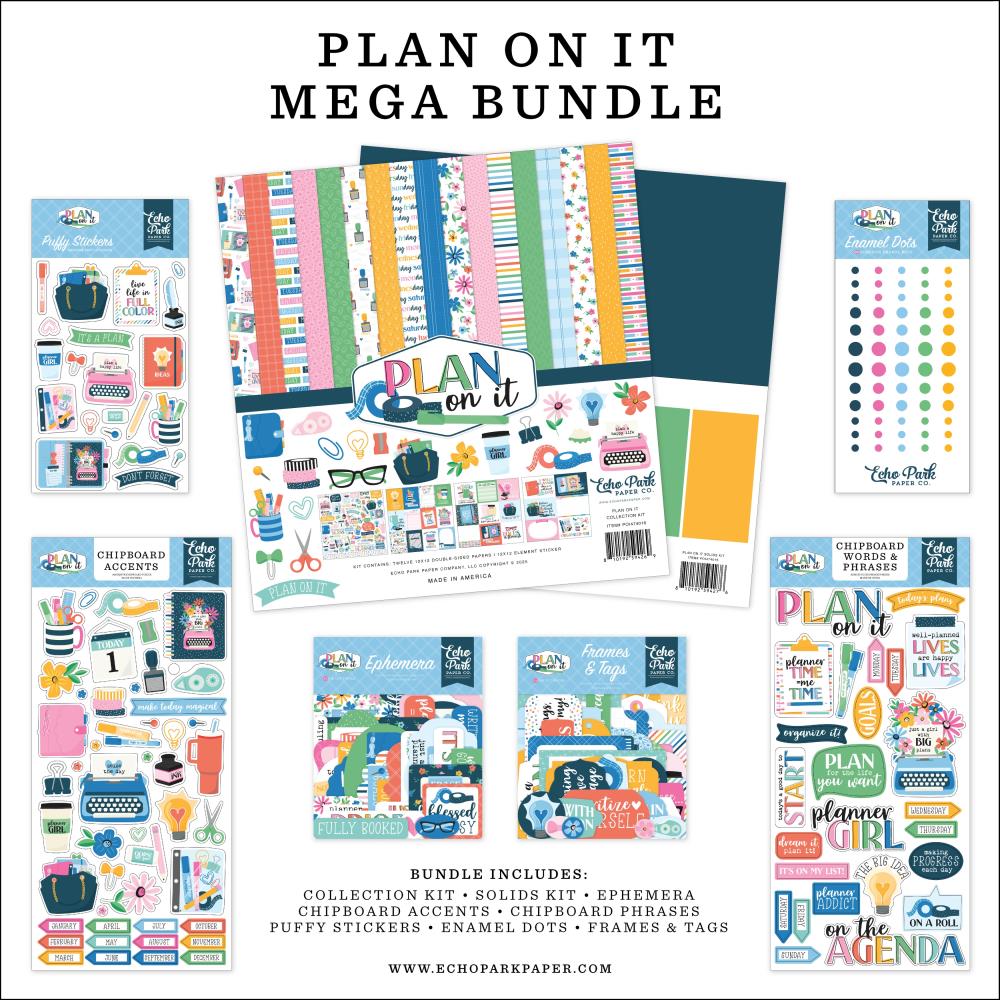 Echo Park Plan On It 12 x 12 Mega Bundle poi474050