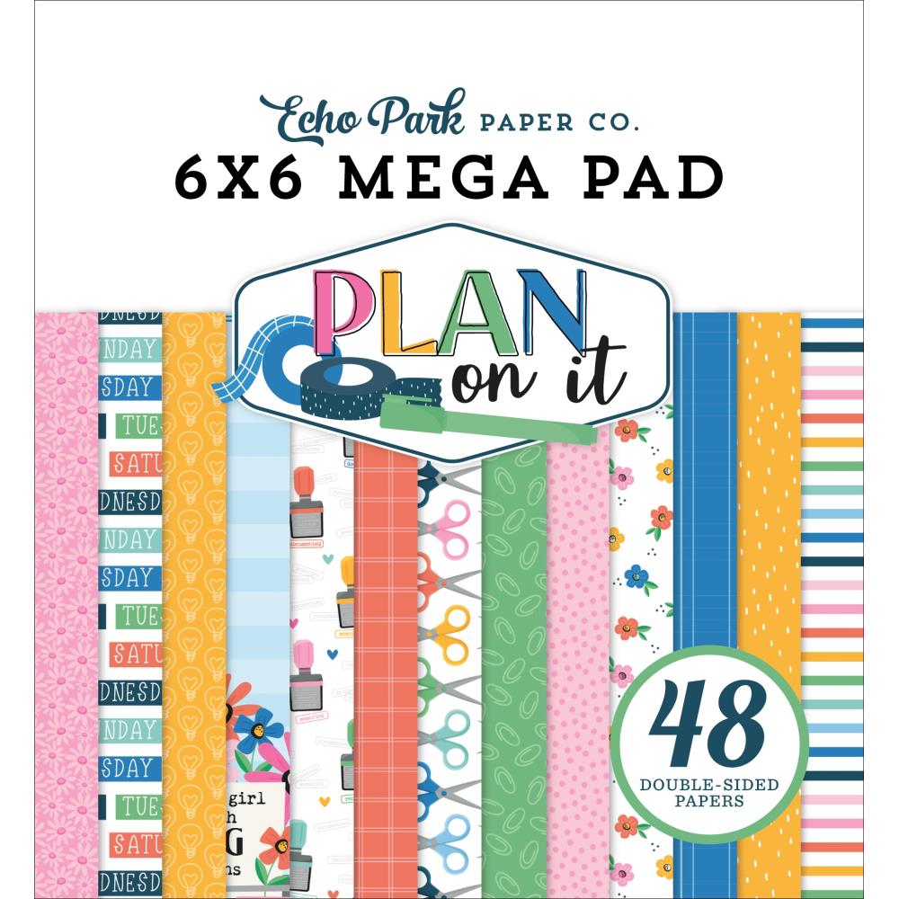 Echo Park Plan On It 6 x 6 Mega Paper Pad poi474031