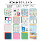 Echo Park Plan On It 6 x 6 Mega Paper Pad poi474031 Detailed Images