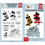 Echo Park Retro Sailing Mouse Clear Stamps And Dies Bundle