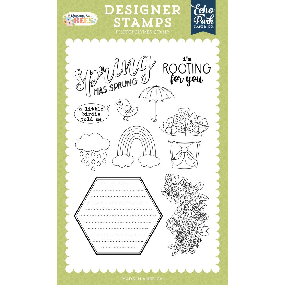 Echo Park Rooting For You Clear Stamp Set blb413047