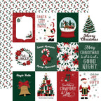 Echo Park Santa Claus 12 x 12 Collection Kit bsb388016 3X4 Journaling Cards