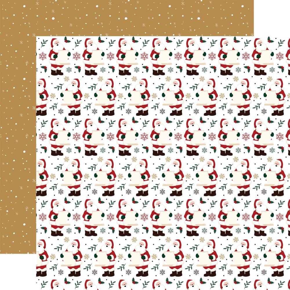 Echo Park Santa Claus 12 x 12 Collection Kit bsb388016 Checking It Twice