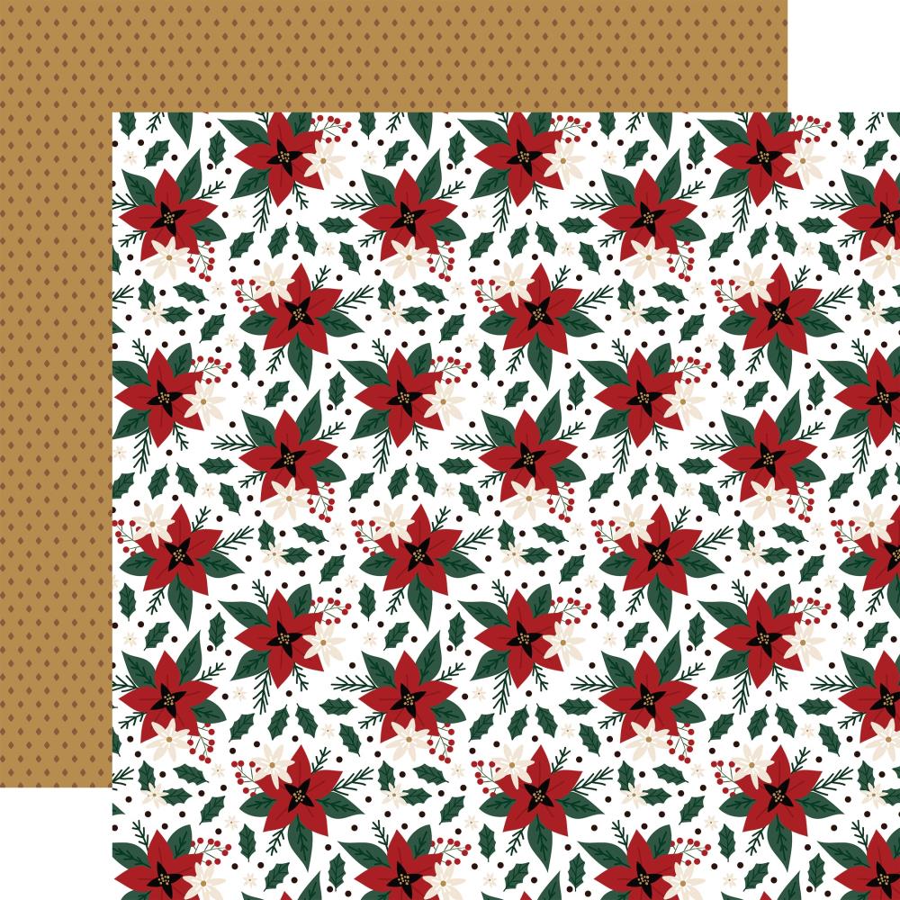 Echo Park Santa Claus 12 x 12 Collection Kit bsb388016 Holiday Poinsettia