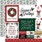 Echo Park Santa Claus 12 x 12 Collection Kit bsb388016 Multi Journaling Cards